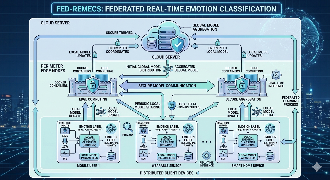 Fed-ReMECS - Federated Learning for Real-time Emotion State Classification